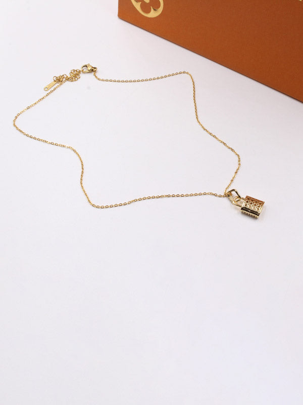 سلسال لويس فيتون لوك ناعم سلسال louis vuitton ذهبي