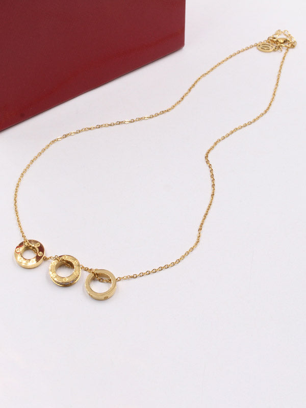 سلسال كارتير ثري سيركلز سلسال CARTIER