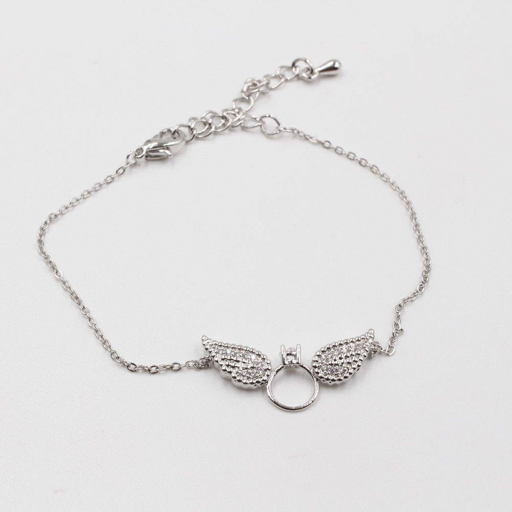 اسواره تيفاني جناح زركون اسواره متوفر 4 لون فضي