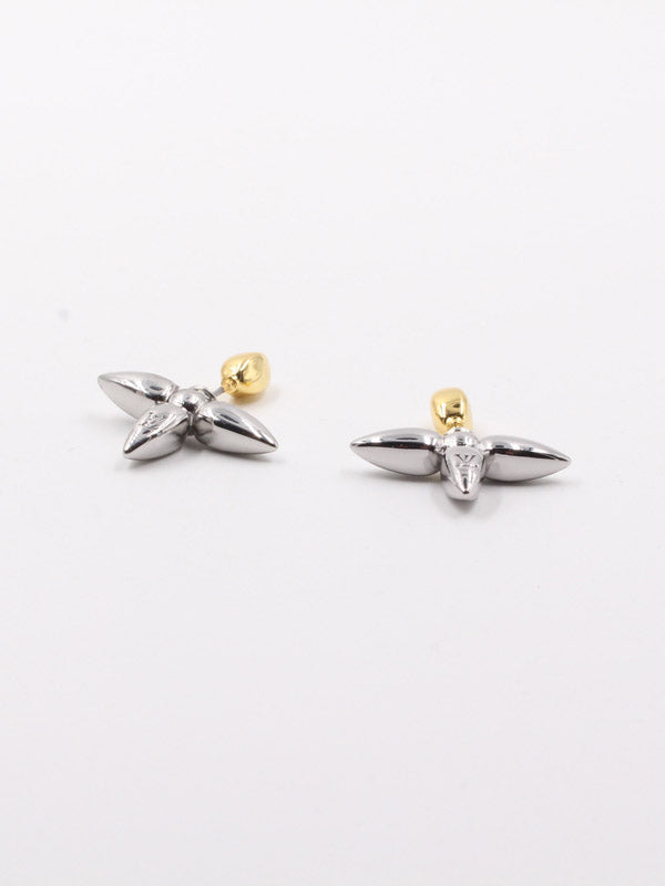 حلق لويس فيتون وردة حلق louis vuitton