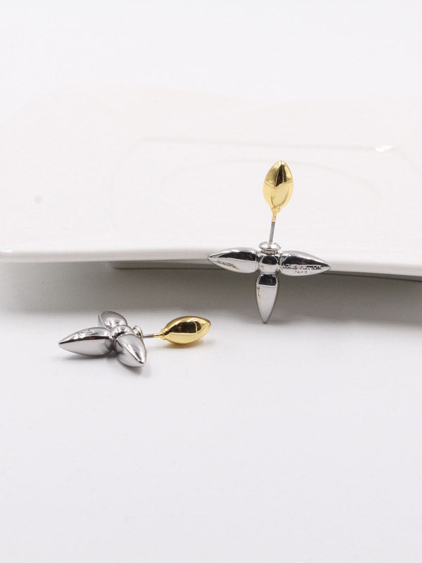 حلق لويس فيتون وردة حلق louis vuitton