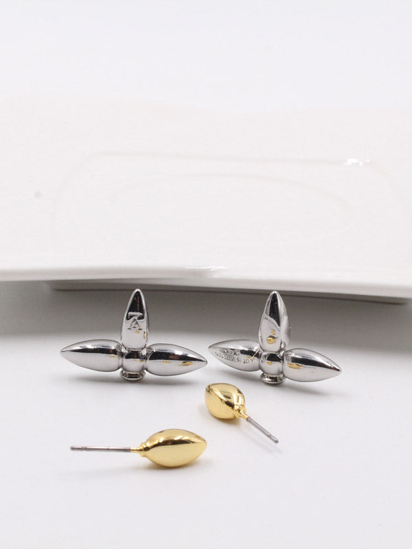 حلق لويس فيتون وردة حلق louis vuitton