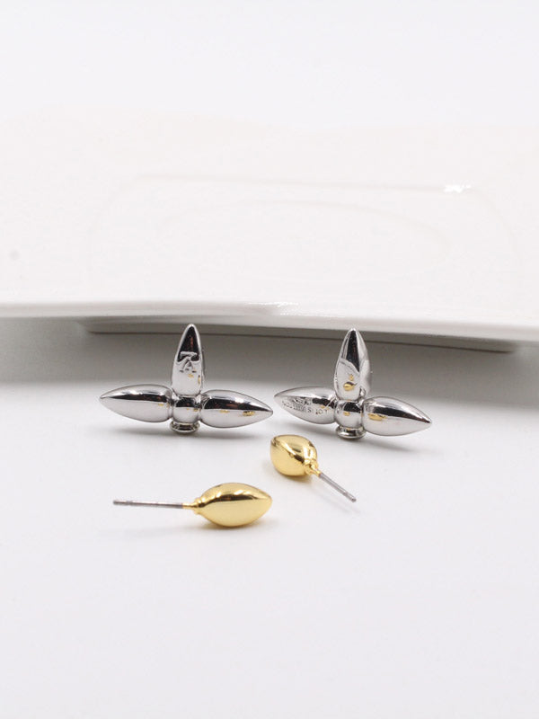 حلق لويس فيتون وردة حلق louis vuitton