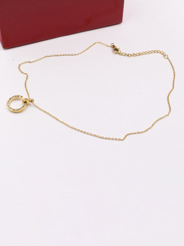 سلسال كارتير مسمار صغير ذهبي سلسال CARTIER