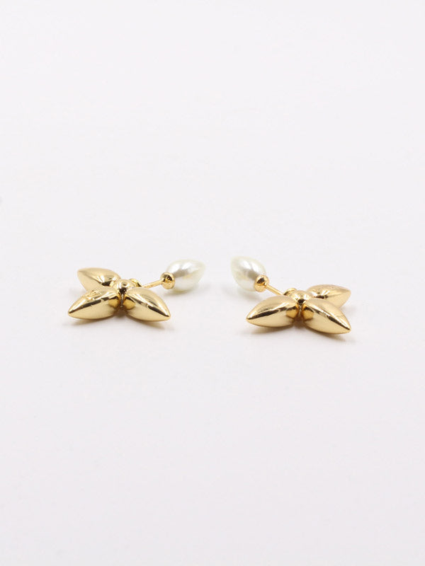 حلق لويس فيتون وردة حلق louis vuitton