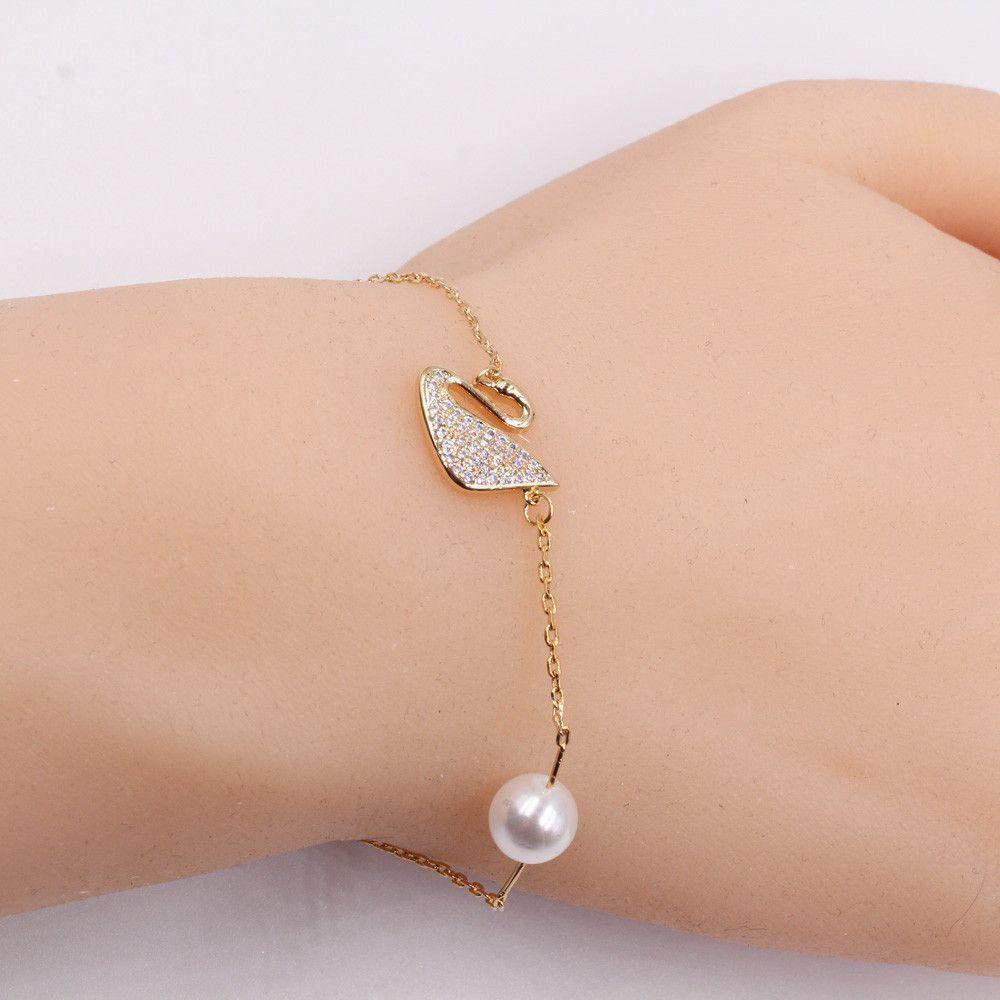 اسواره وزه وحبة لولو ذهبي اسواره متوفر 1 لون