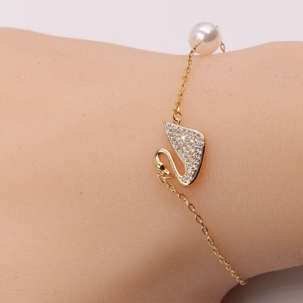 اسواره وزه وحبة لولو ذهبي اسواره متوفر 1 لون