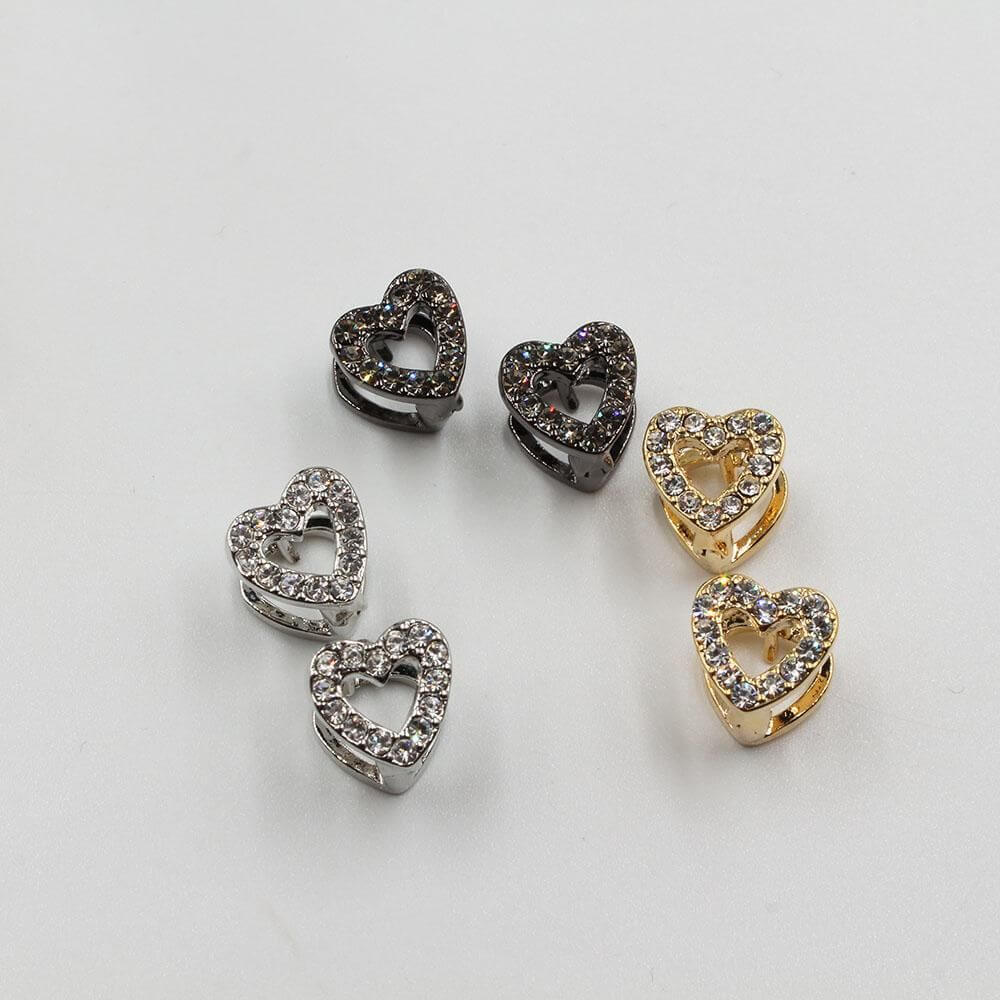 حلق كبس كريستال حلق متوفر 3 لون