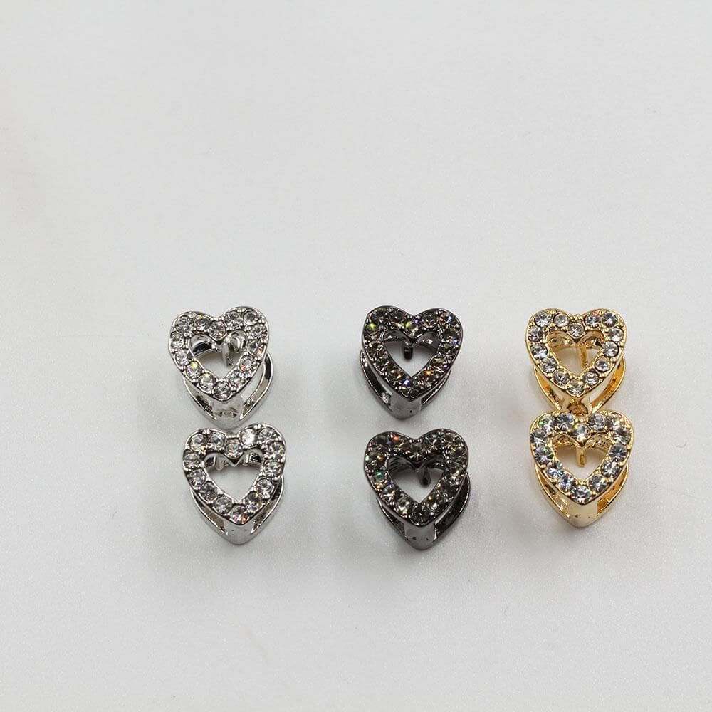 حلق كبس كريستال حلق متوفر 3 لون