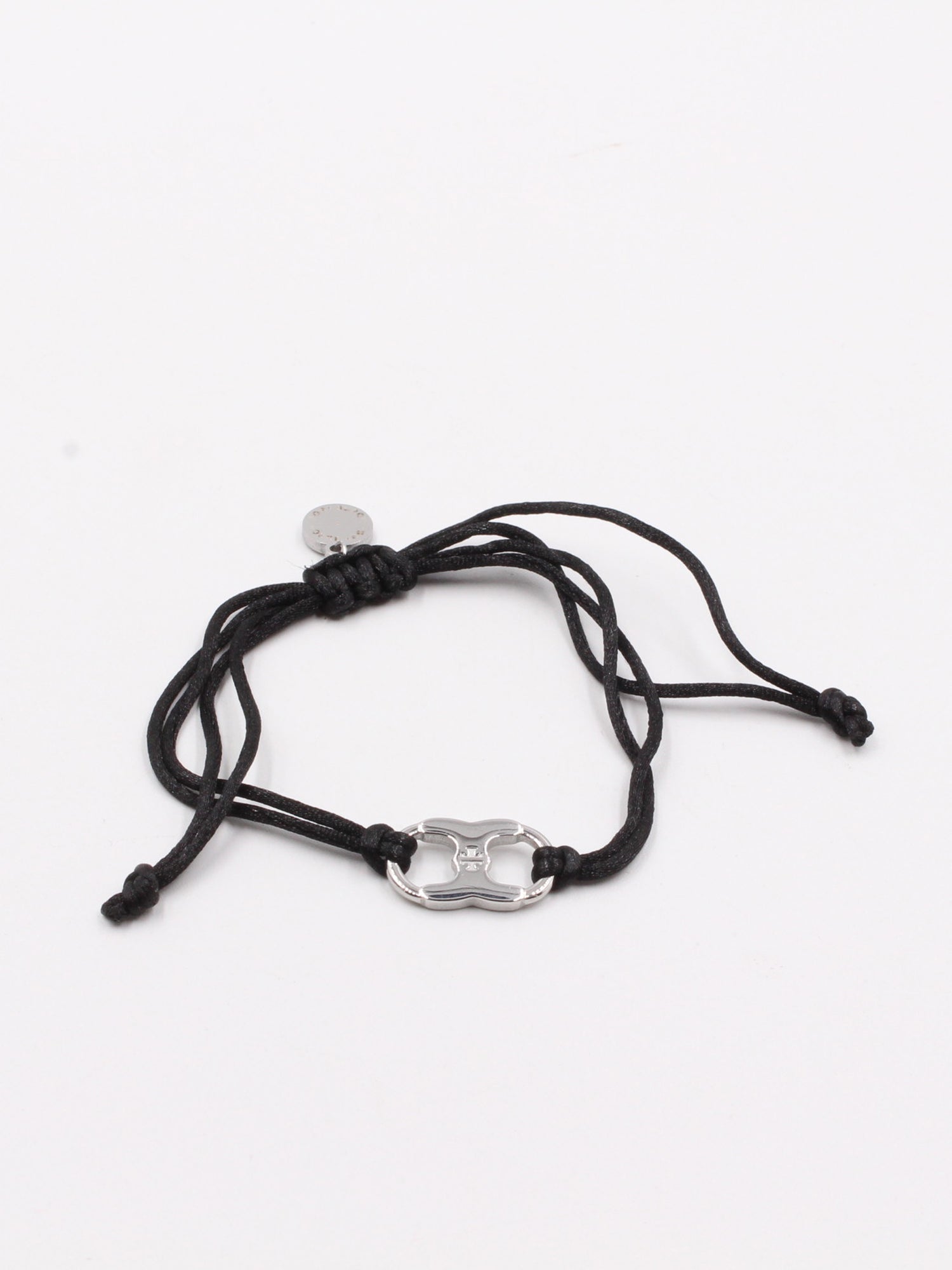 اسوارة توري بورش الخيط اسواره tory burch اسود فضي