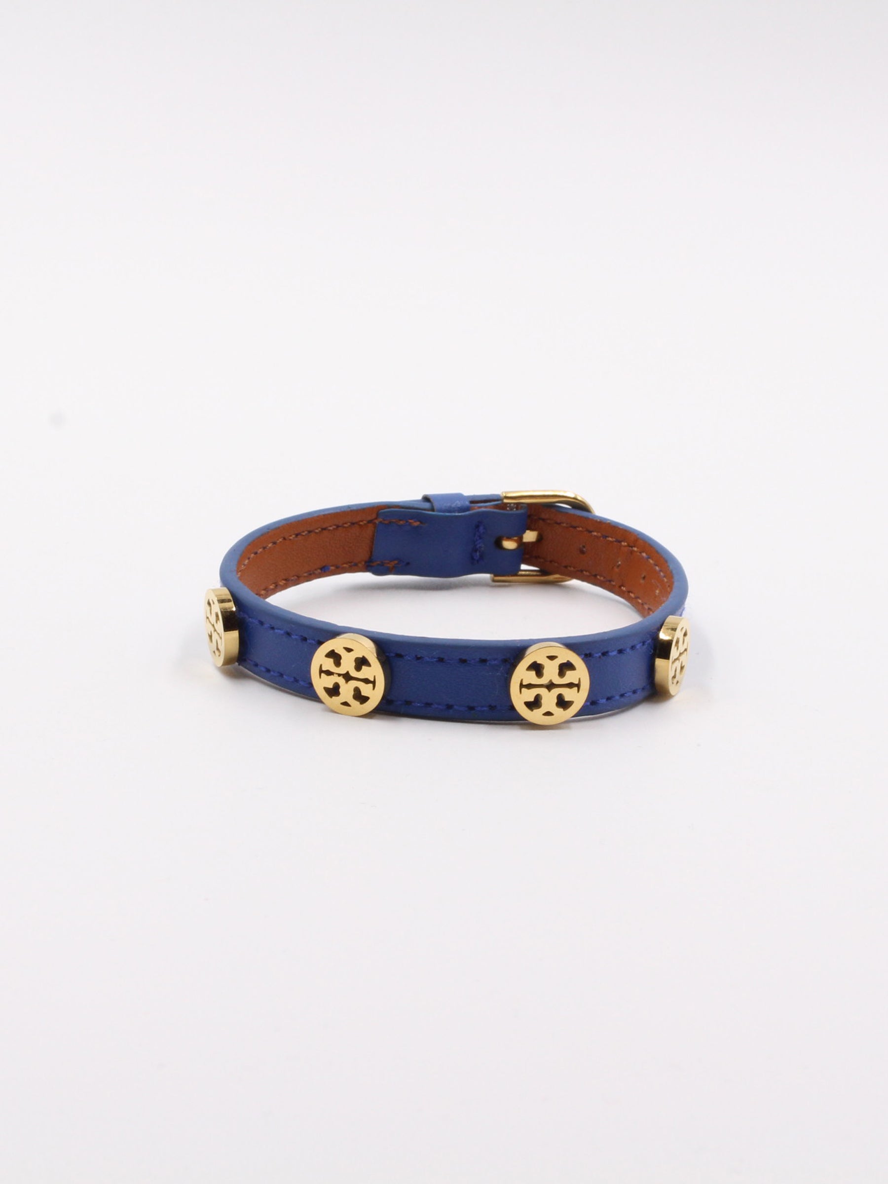 اسوارة توري بوريش جلد اسواره tory burch ازرق