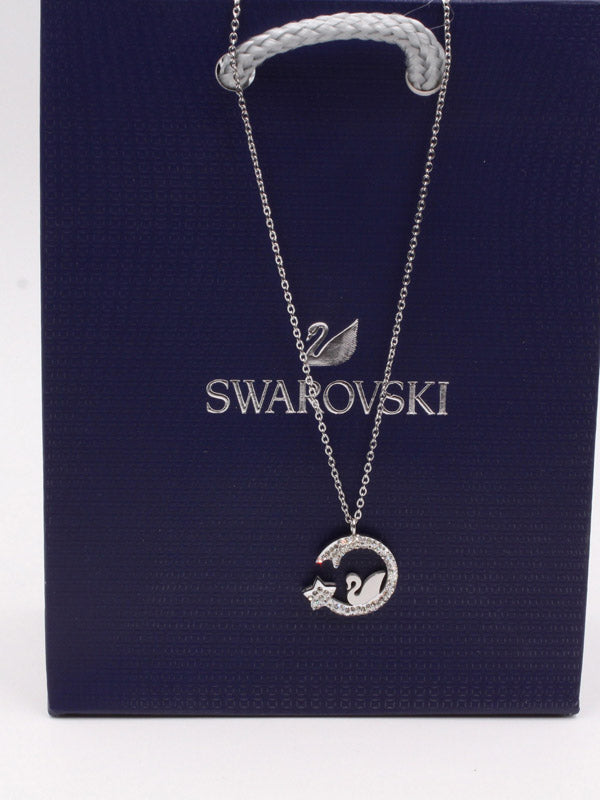 سلسال سواروفسكي فضي سلسال Swarovski فضي