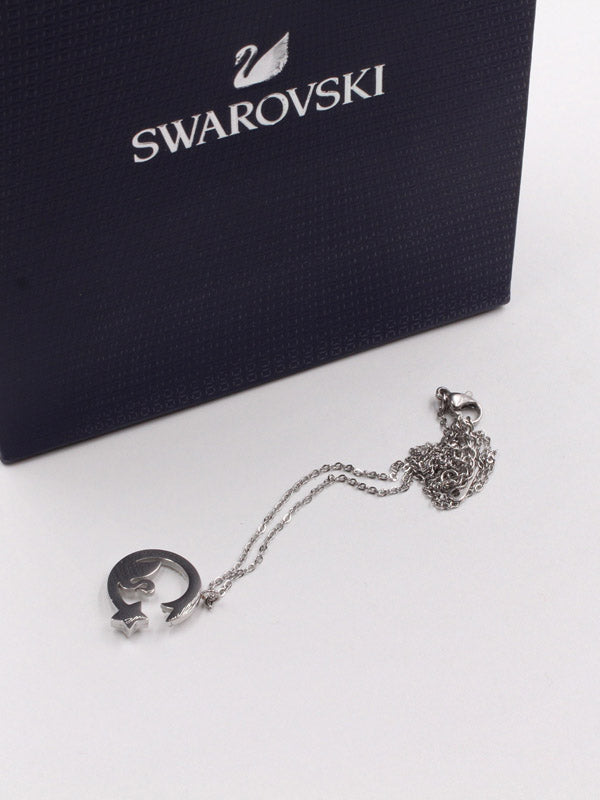 سلسال سواروفسكي فضي سلسال Swarovski