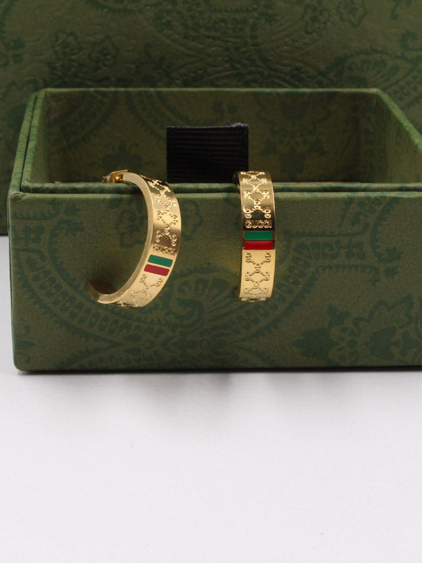 حلق قوتشي كبير كيرف حلق gucci