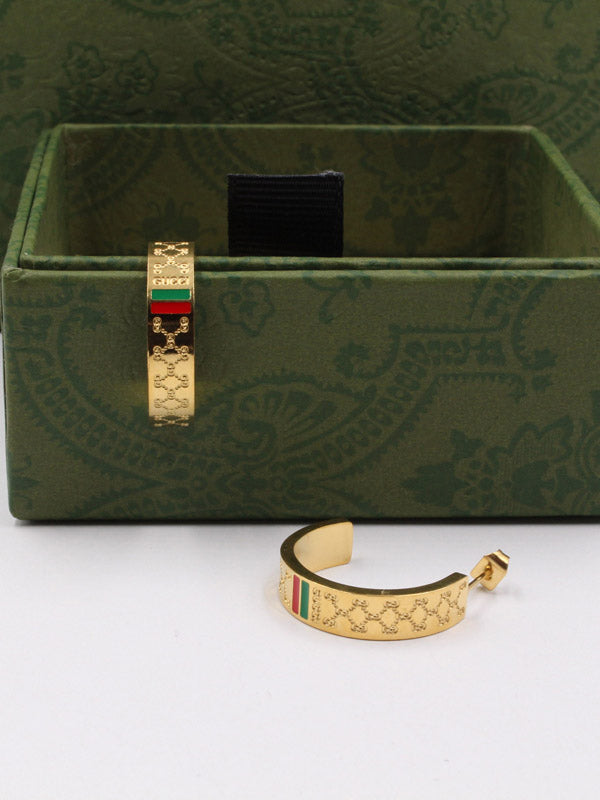 حلق قوتشي كبير كيرف حلق gucci