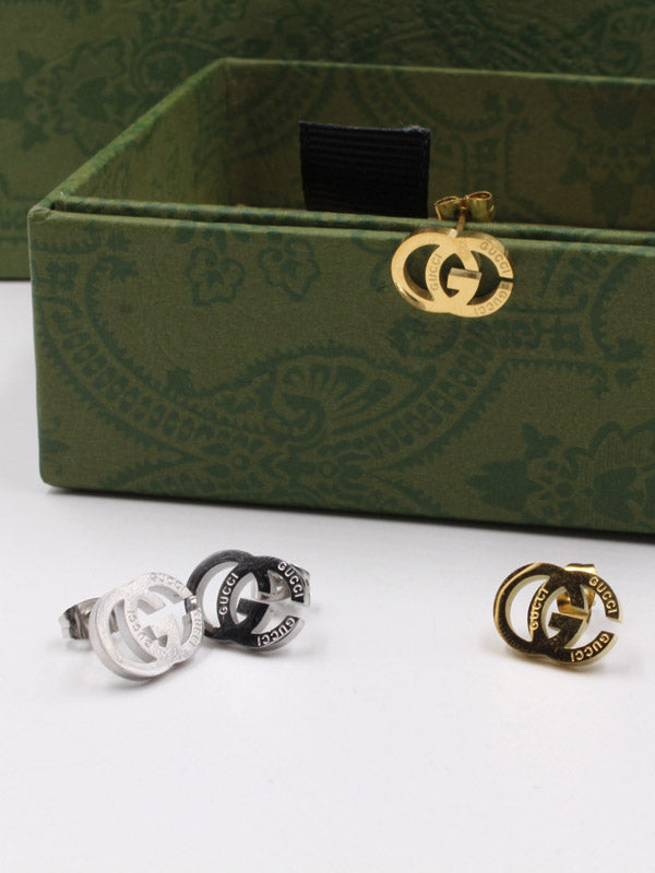 حلق قوتشي صغير لوقو حلق gucci