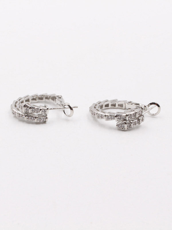 حلق بولغاري سنيك زركون كيرف حلق bvlgari