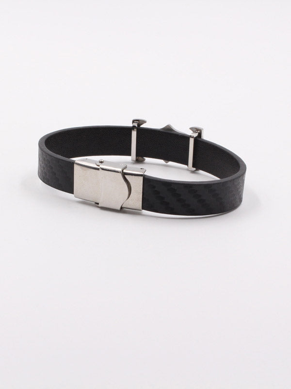 أسوارة كارتير رجالي جلد اسود اسواره CARTIER