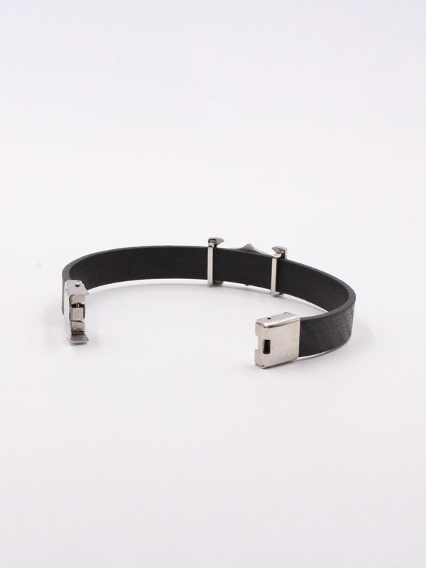أسوارة كارتير رجالي جلد اسود اسواره CARTIER