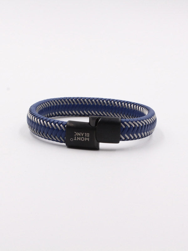 أسوارة مونت بلانك رجالي عريض كحلي اسواره mont blank