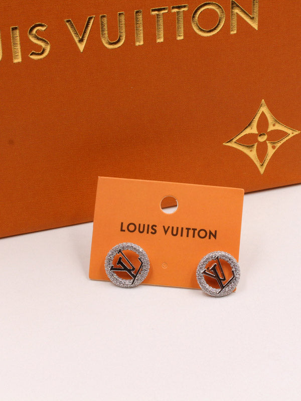 حلق لويس فيتون زركون LV حلق louis vuitton