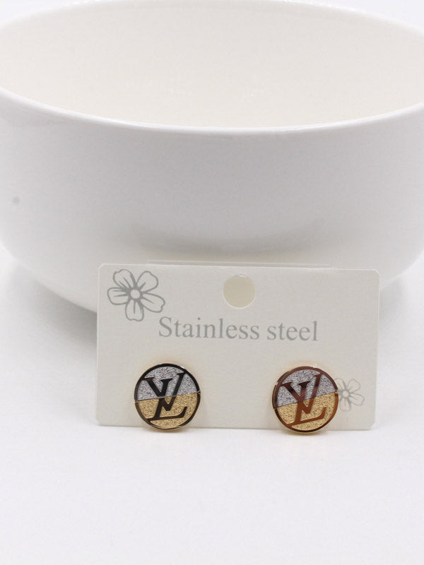 حلق لويس فيتون مدور هاف حلق louis vuitton ذهبي