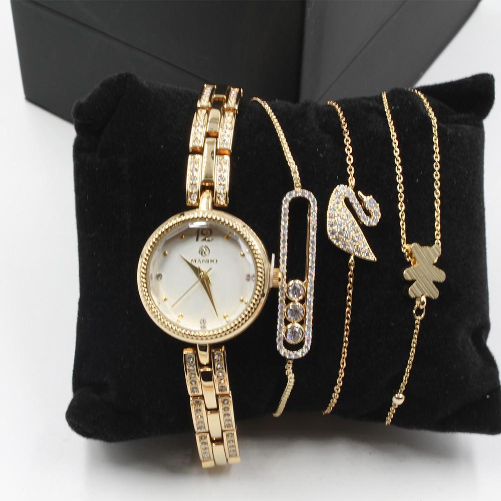 طقم ساعه ماركة ماندو اطقم ساعات متوفر 2 لون