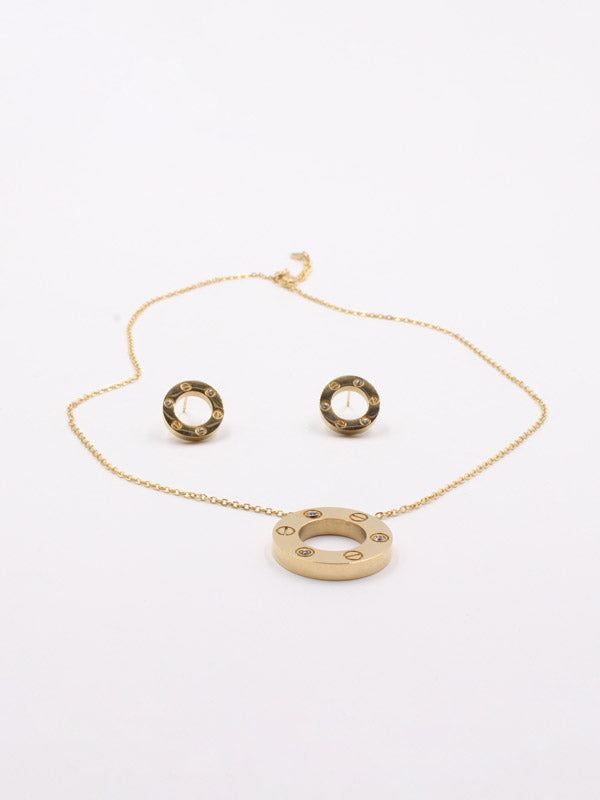 طقم كارتير لوف ذهبي لوقو ناعم اطقم CARTIER