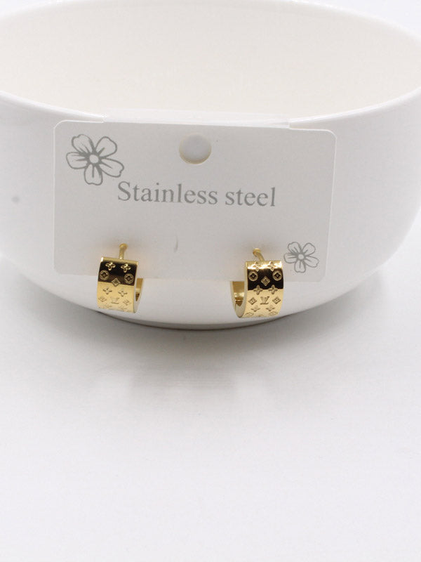 حلق لويس فيتون كيرف ميتال حلق louis vuitton