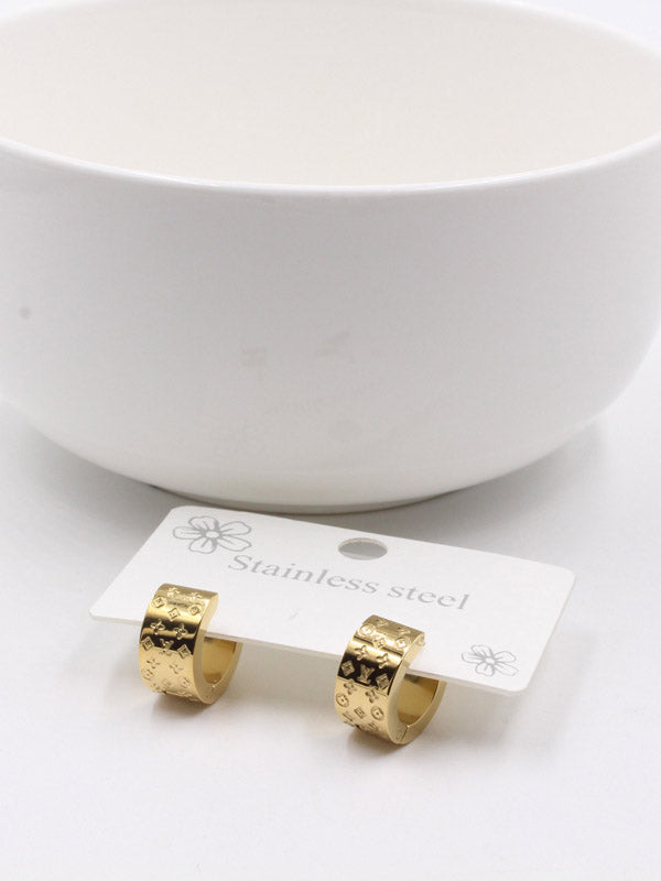 حلق لويس فيتون كيرف ميتال حلق louis vuitton