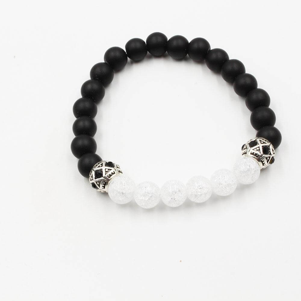 اسواره حجر بكريستال اسواره متوفر 1 لون اسود ابيض