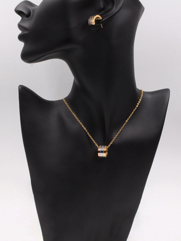طقم كارتير ذهبي لوقو ناعم اطقم CARTIER
