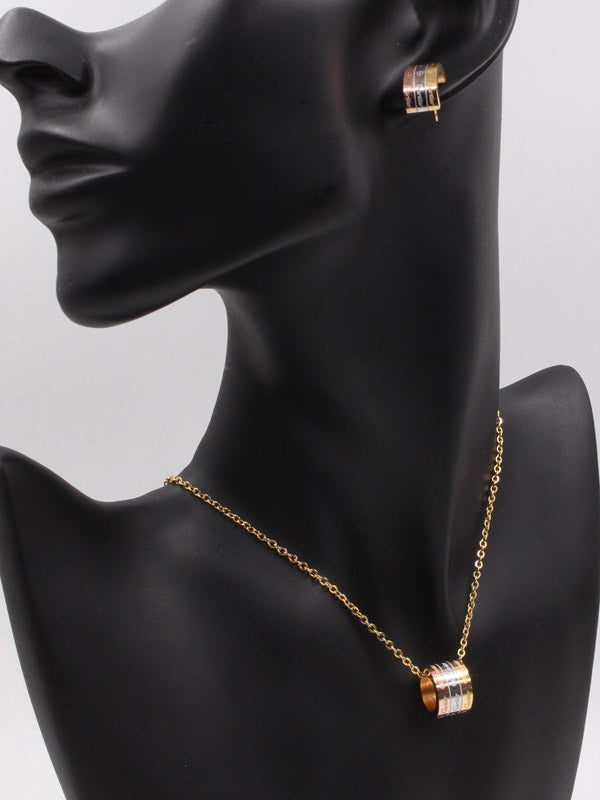 طقم كارتير ذهبي لوقو ناعم اطقم CARTIER