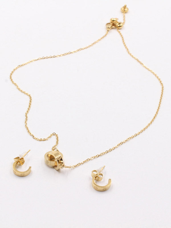 طقم كارتير ذهبي كيرف ناعم اطقم CARTIER