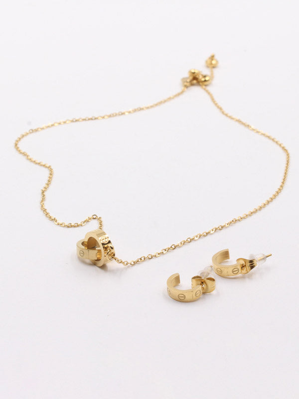 طقم كارتير ذهبي كيرف ناعم اطقم CARTIER