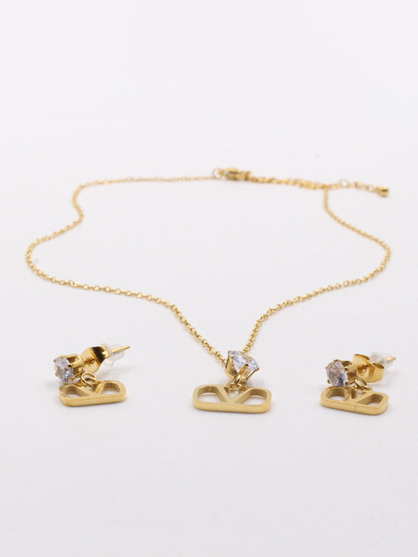 طقم فالنتينو ناعم ذهبي اطقم VALENTINO