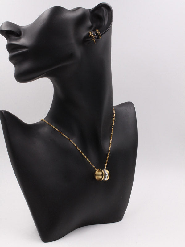 طقم كارتير ذهبي واسود لوقو ناعم اطقم CARTIER