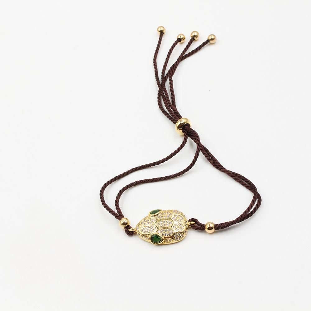 اسواره بولقري خيط اسواره متوفر 9 لون بني ذهبي