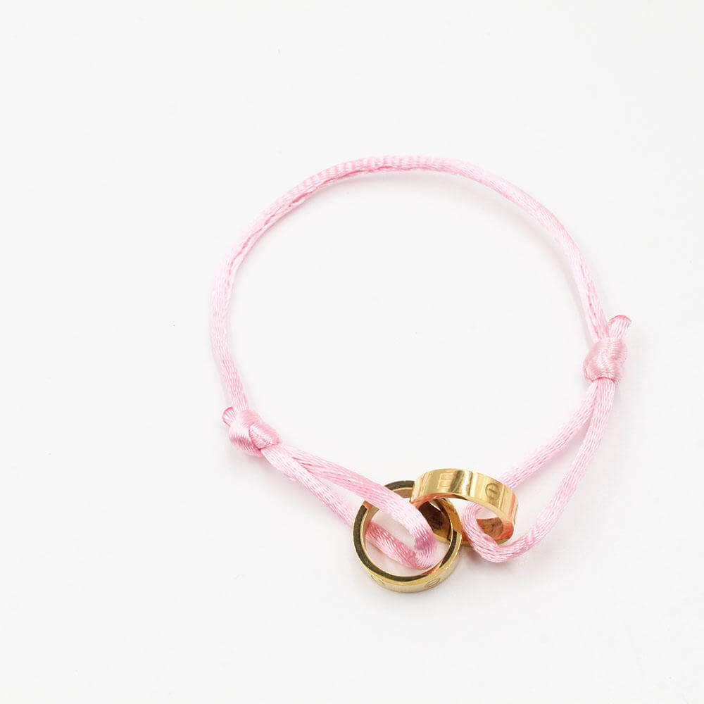 اسواره كارتير ستيل خيط وسط اسواره متوفر 5 لون وردي