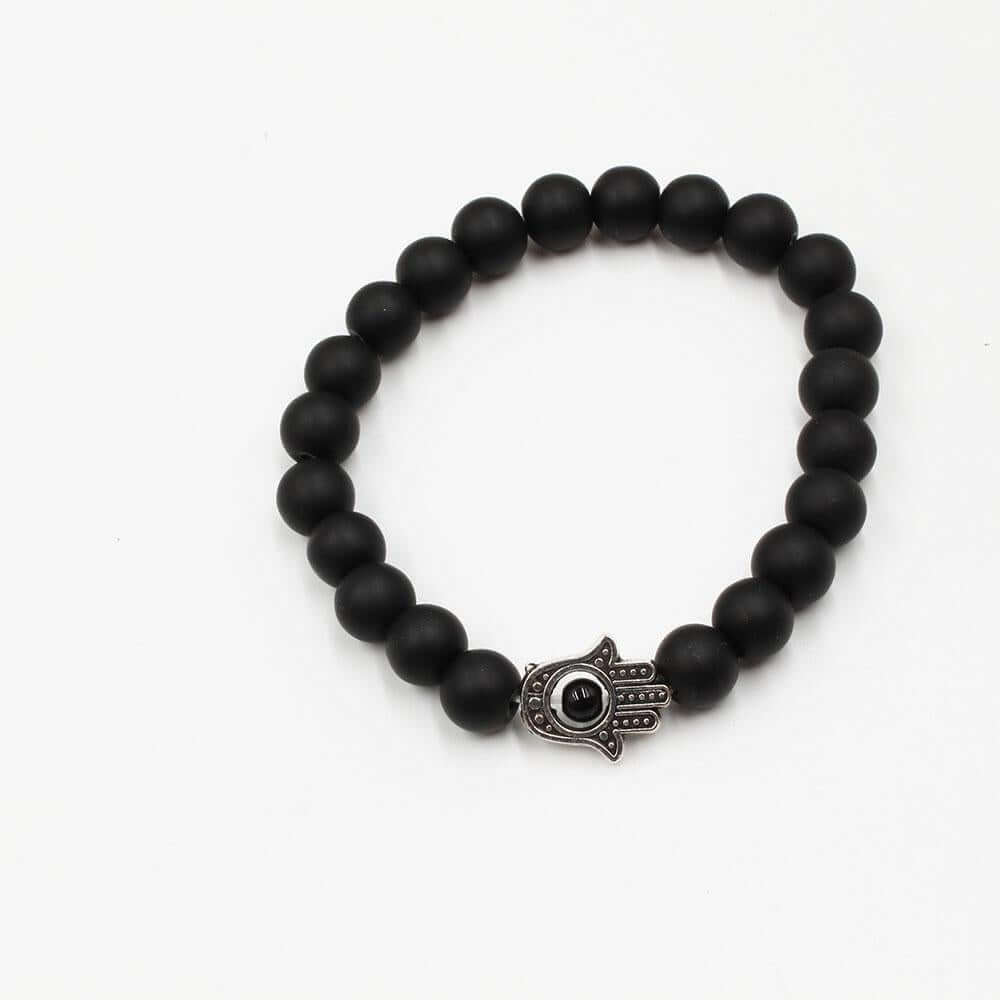 اسواره حجر كف اسواره متوفر 4 لون اسود فضي