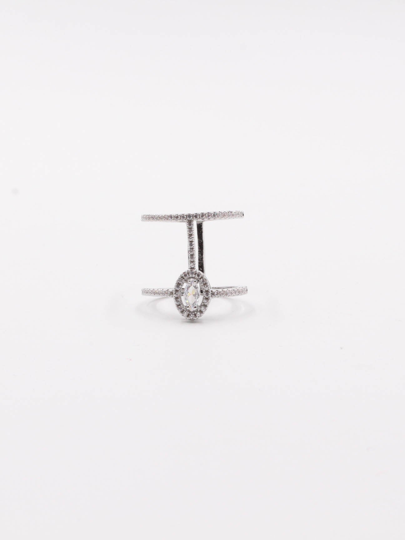 خاتم ميسيكا عريض زركون خواتم messika فضي