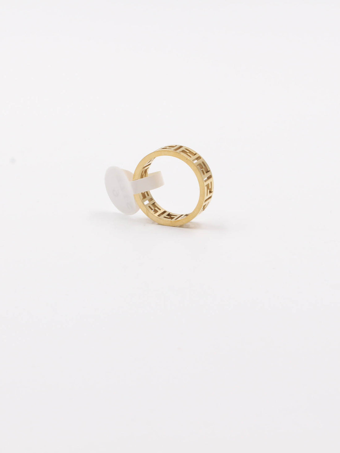 خاتم فندي ميتال خواتم fendi ذهبي 6