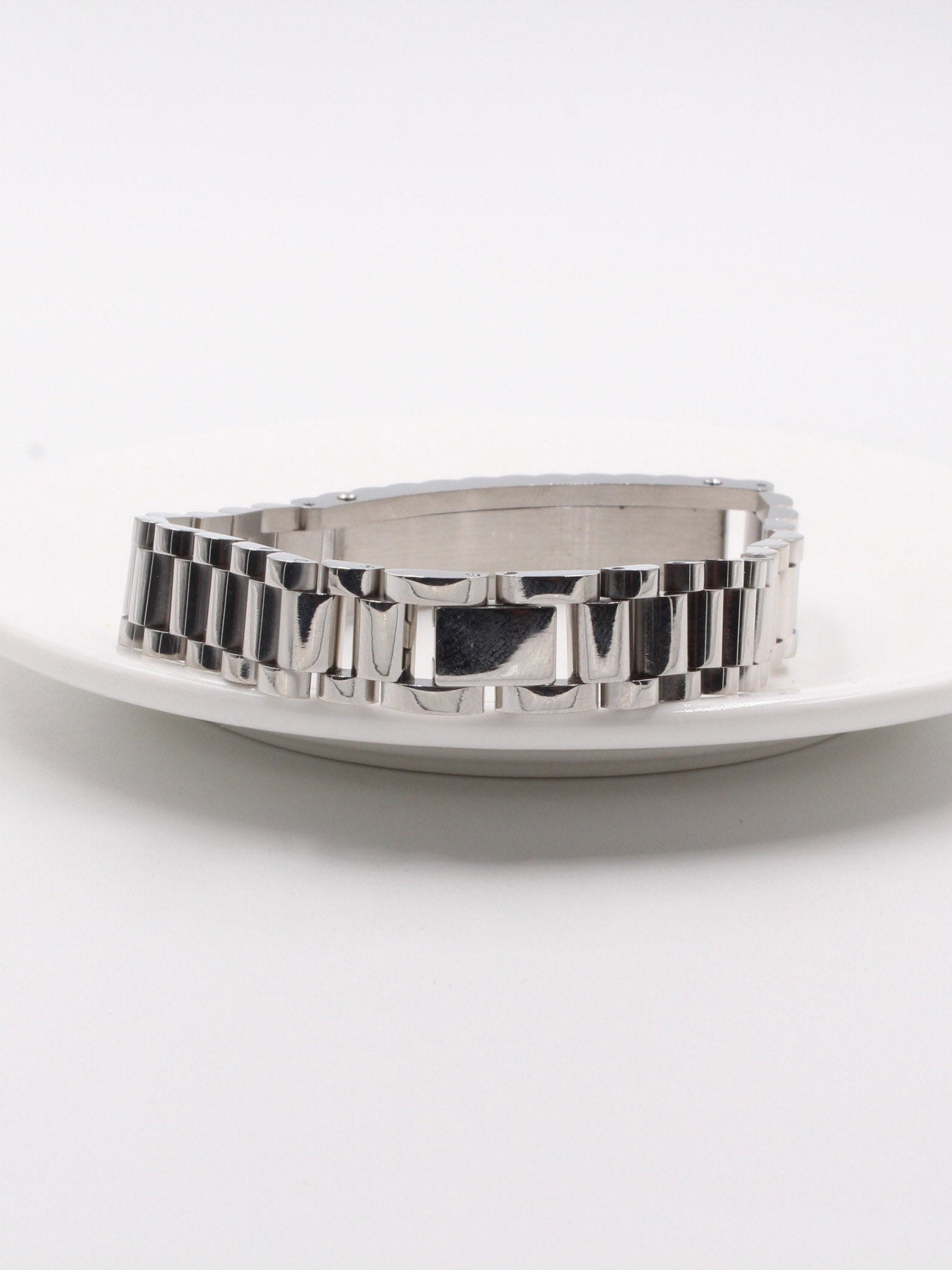 اساوِر رولكس سلفر ميتال رجالي اسواره رولكس