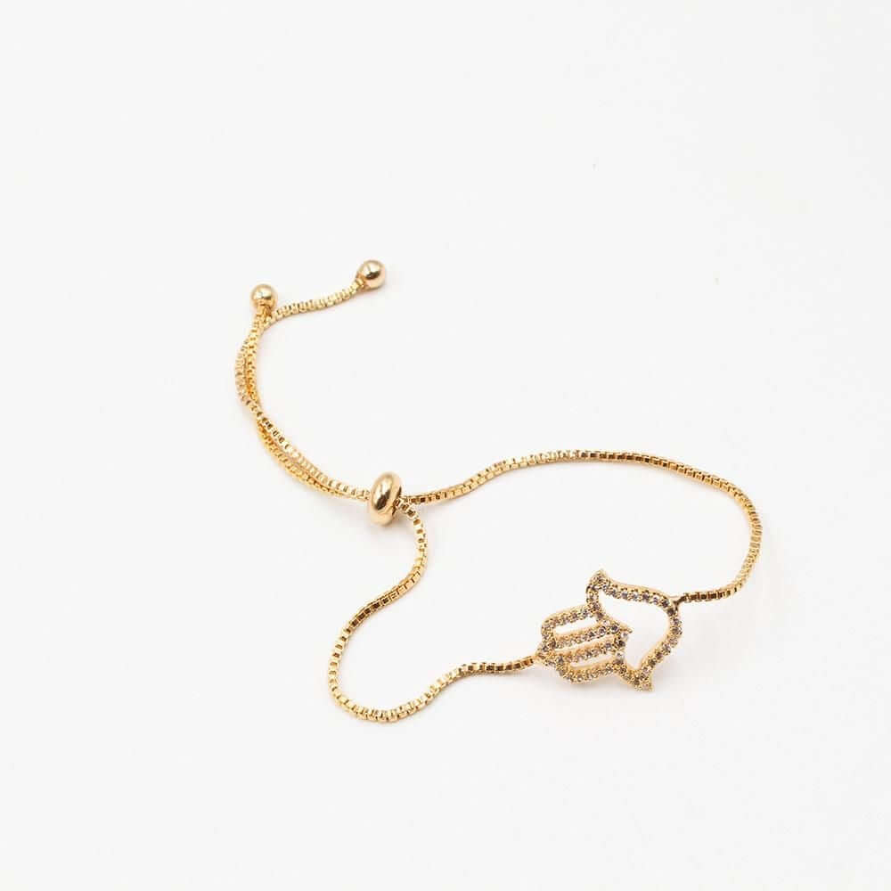 اسوارة كف سحاب زركون اسواره متوفر 2 لون ذهبي