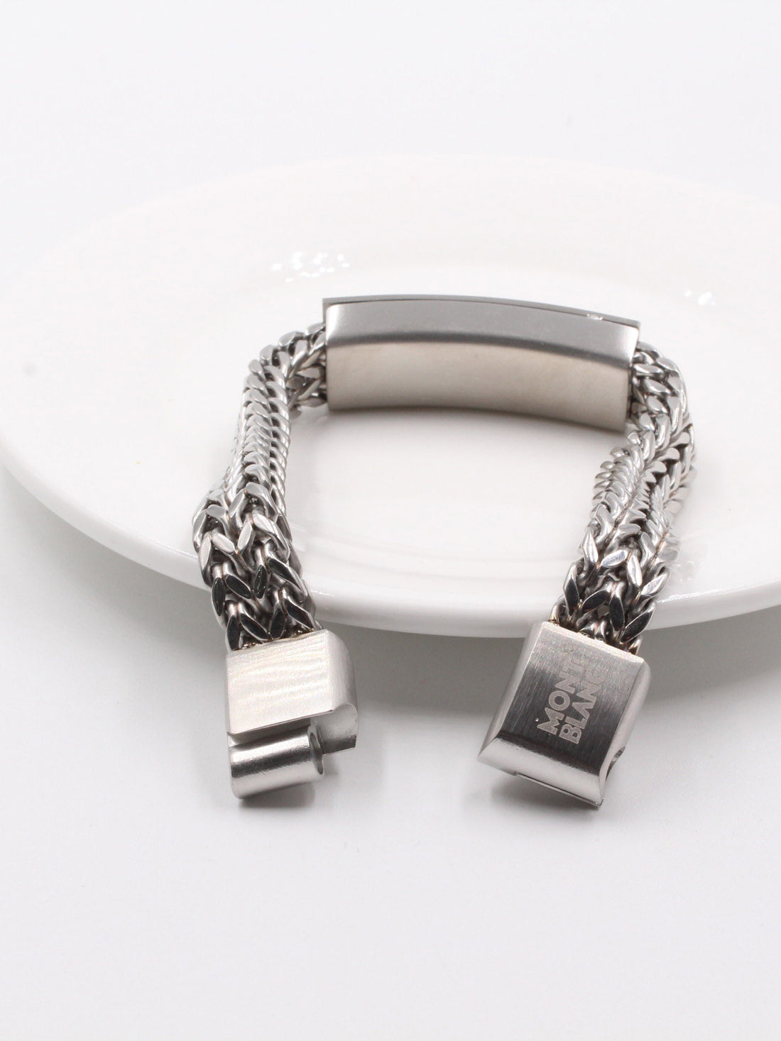 اساوِر مونت بلانك سلفر ميتال رجالي اسواره mont blank