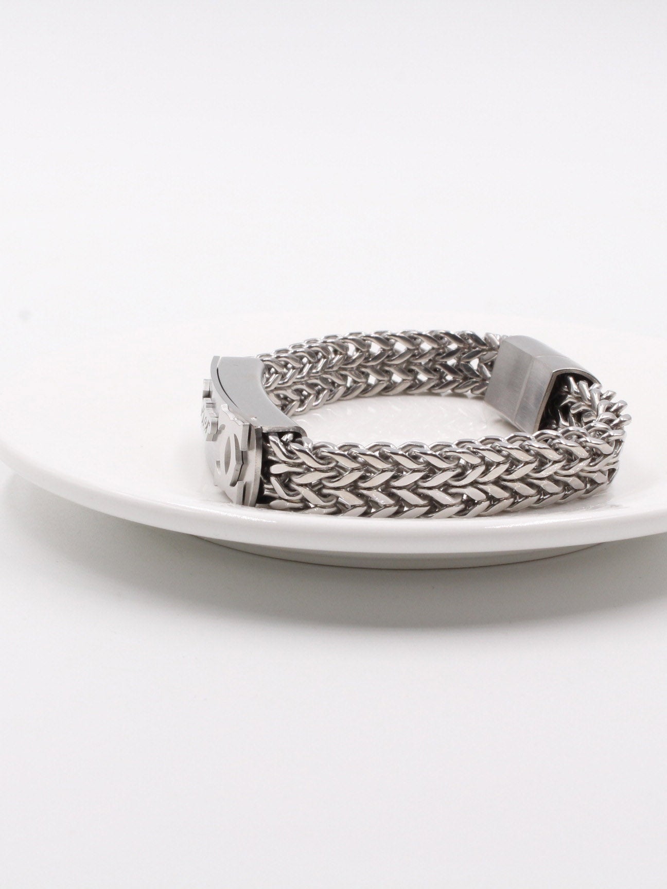 اساوِر كارتير سلفر ميتال رجالي اسواره CARTIER