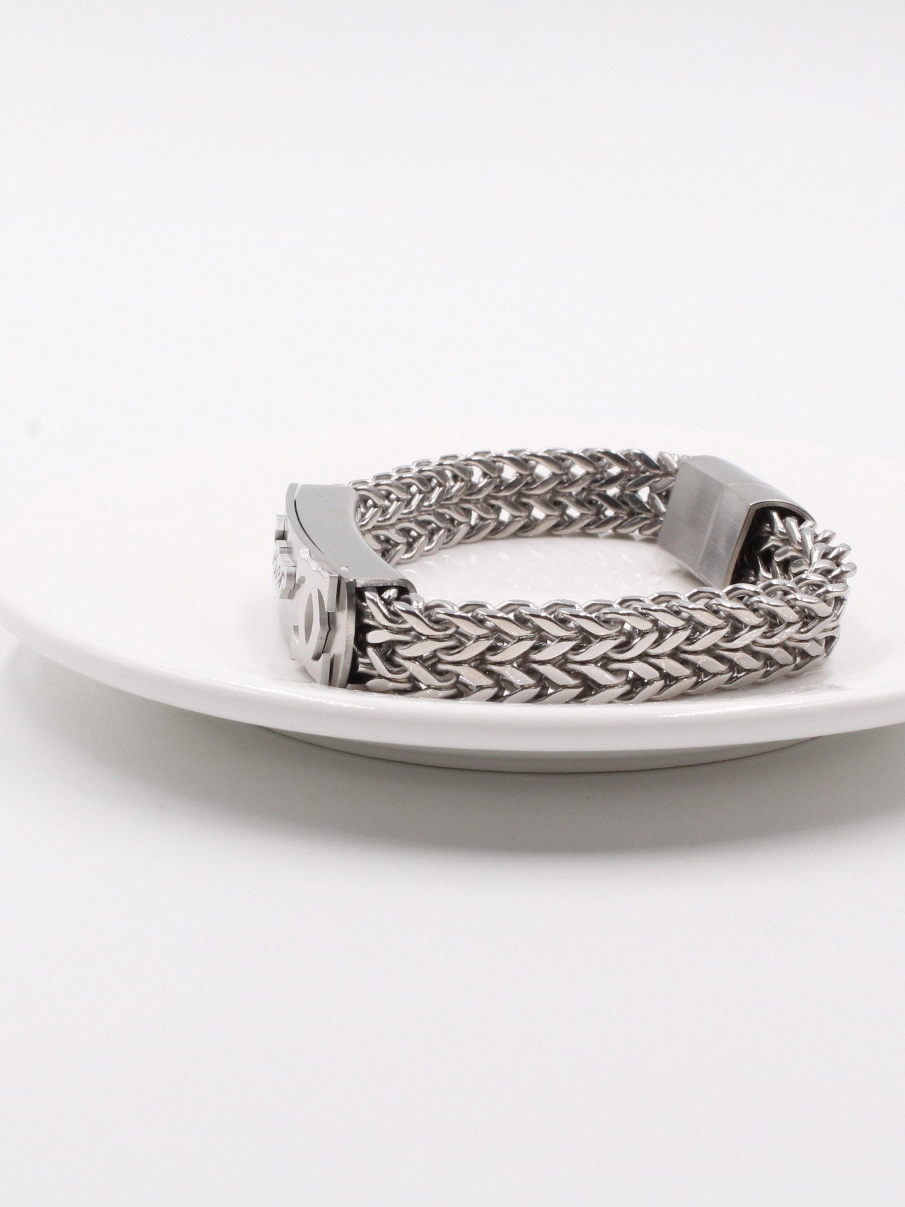 اساوِر كارتير سلفر ميتال رجالي اسواره CARTIER
