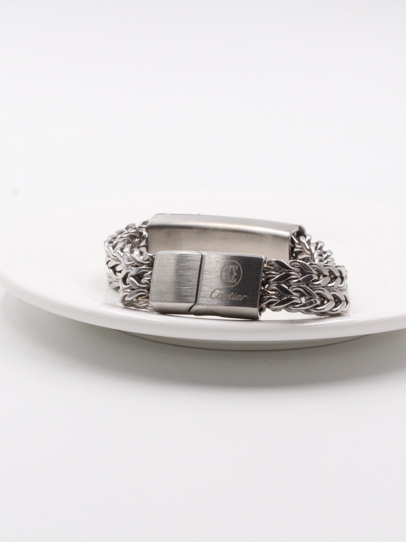 اساوِر كارتير سلفر ميتال رجالي اسواره CARTIER