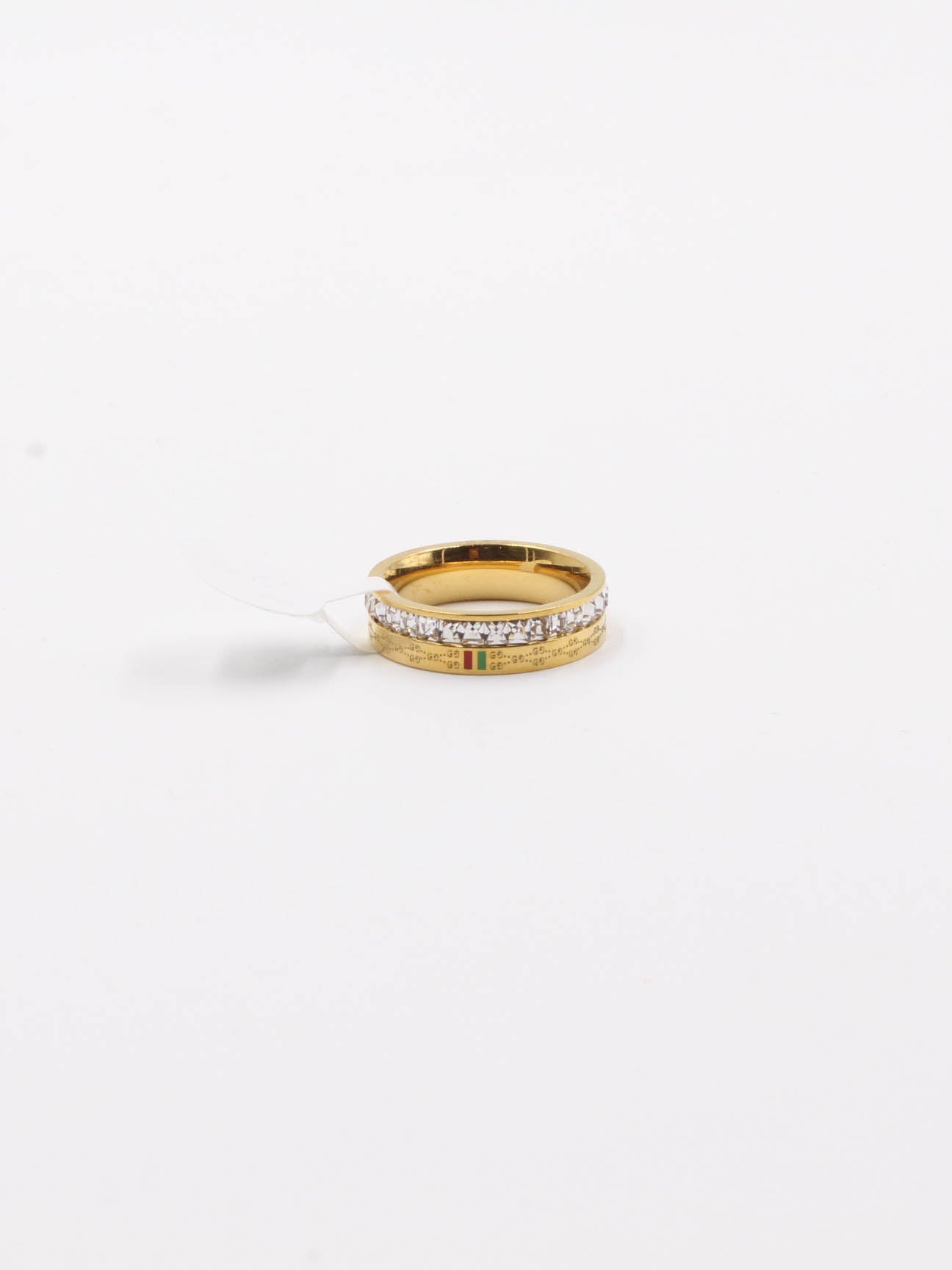 دبلة قوتشي كريستال نسائي خواتم gucci ذهبي 6