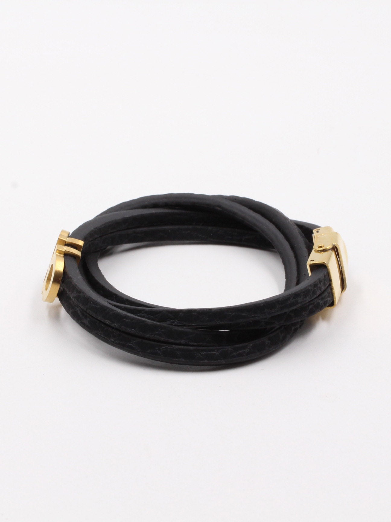 اساوِر فيرقامو دبل ليذر بلاك اسواره jewel